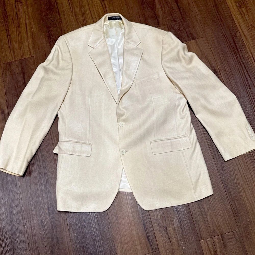 Gianfranco Ruffini 100% Silk Blazer 42 Reg